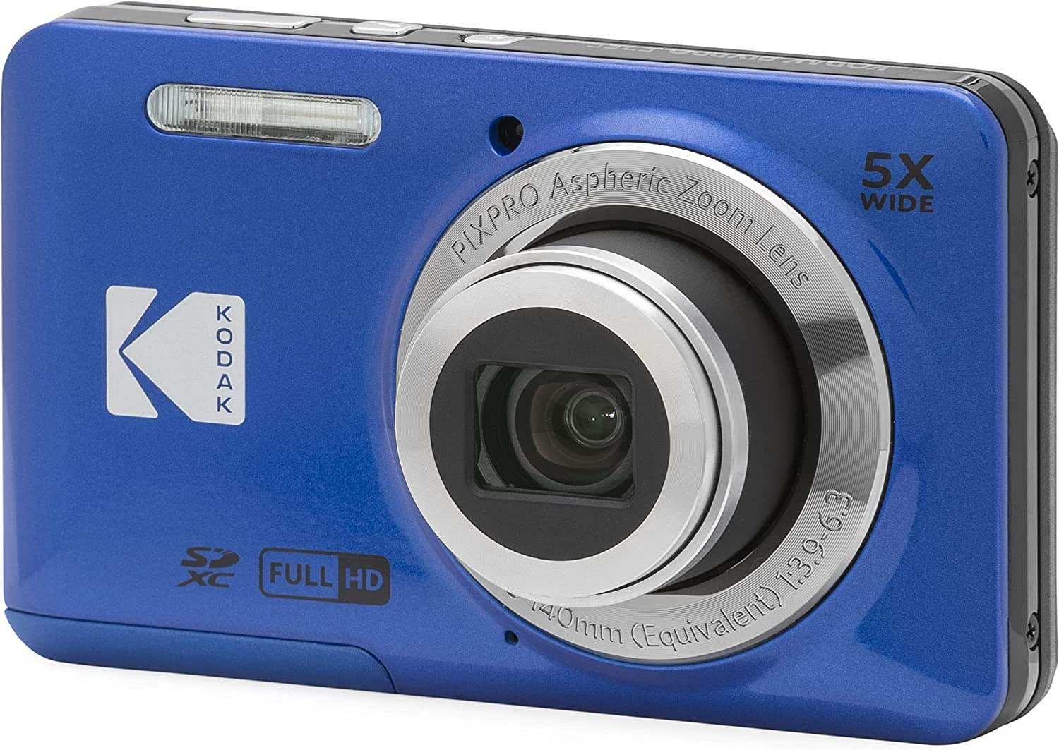 Kodak PixPro FZ55 Zoom - Blue – Ted's Cameras