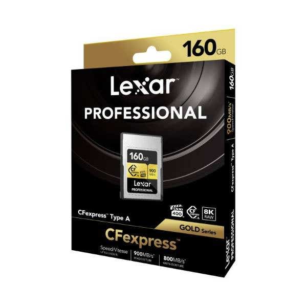 Lexar Pro 160GB Type A CF Express Card Gold Series 900MBs – Ted's