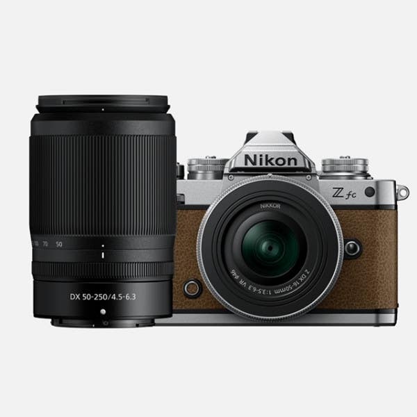 Nikon Z fc + 16-50mm & 50-250mm VR Twin Kit - Walnut – Ted's Cameras