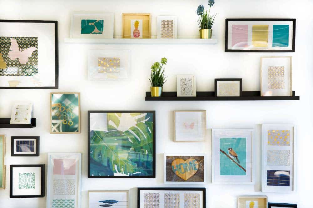 How To Make a Photo Wall at Home