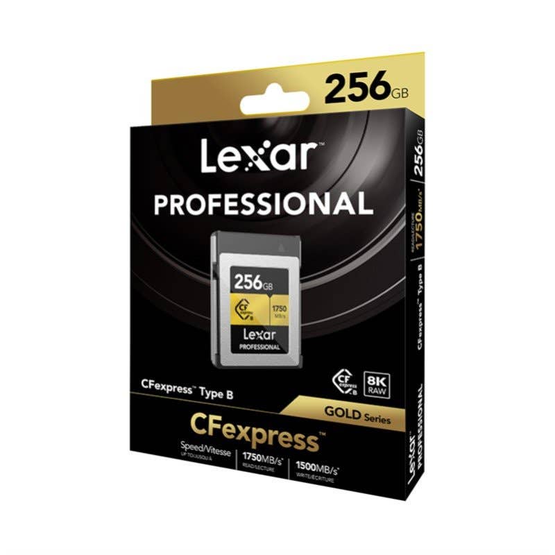 Lexar Professional CFexpress Type B 256GB memory card boxed