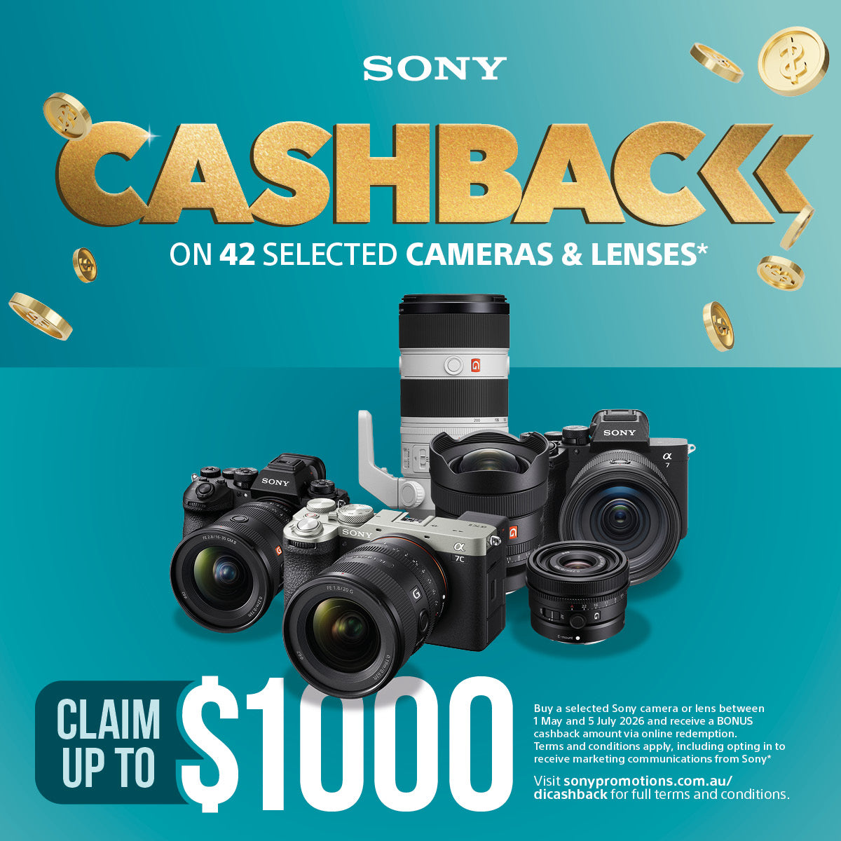Sony Cashback June – Ted's Cameras