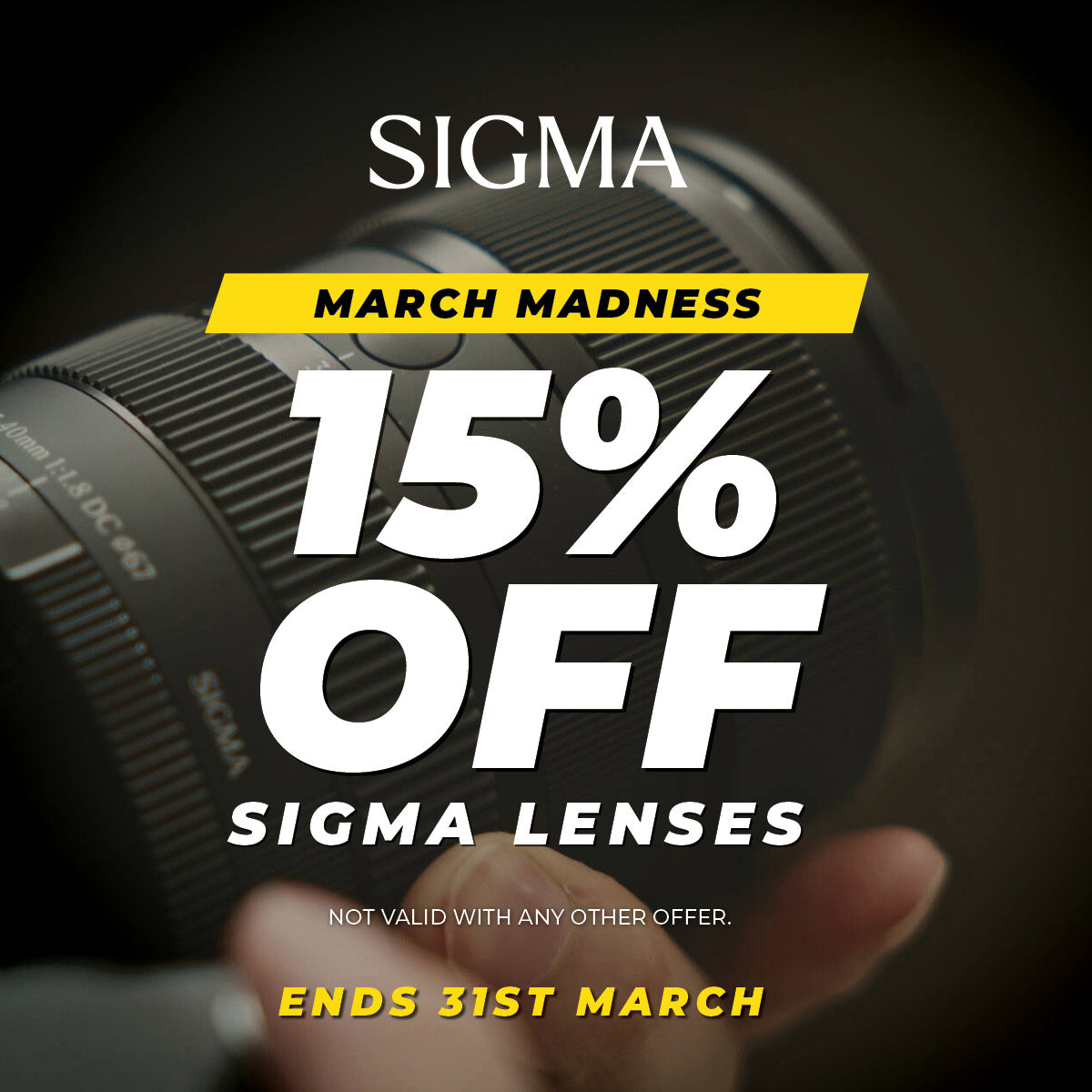 Sigma 15% Off Lens Sale – Ted's Cameras