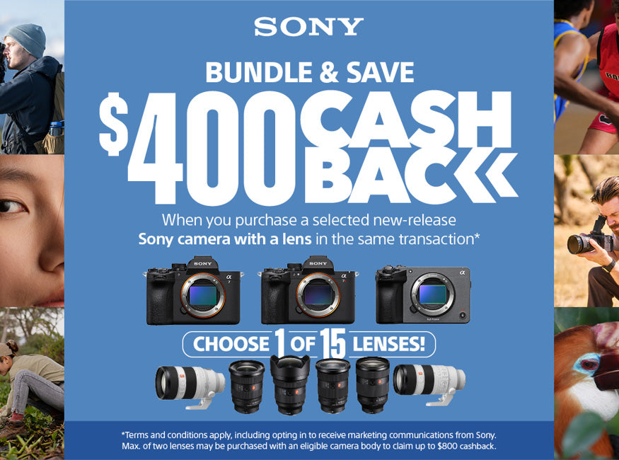 Sony Cashback Sale 2026 — Up to $800 Back on Cameras & Lenses - Ted's ...