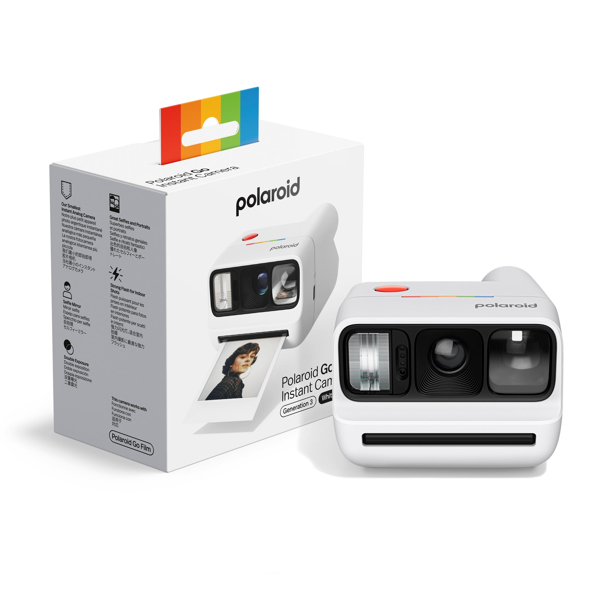 Polaroid GO G3 Instant Bundle Go Camera & Film (8 Shot) WHT