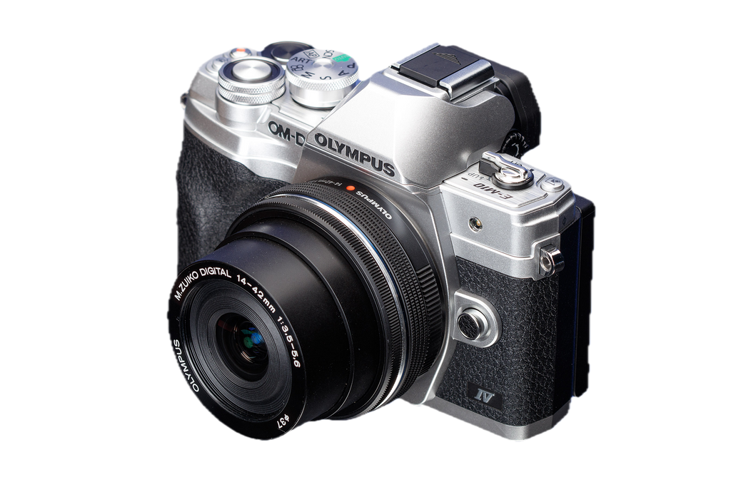 Olympus OM-D E-M10 Mark IV SILVER + 14-42mm Black Zoom Kit