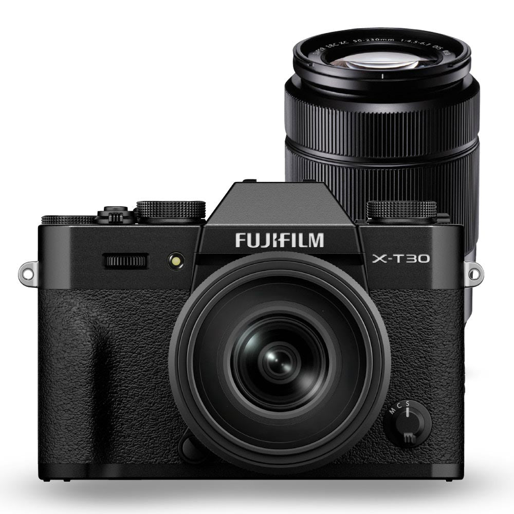 Fujifilm X-T30 III + XC 35mm F2 & XC 50-230mm Twin Kit - Black