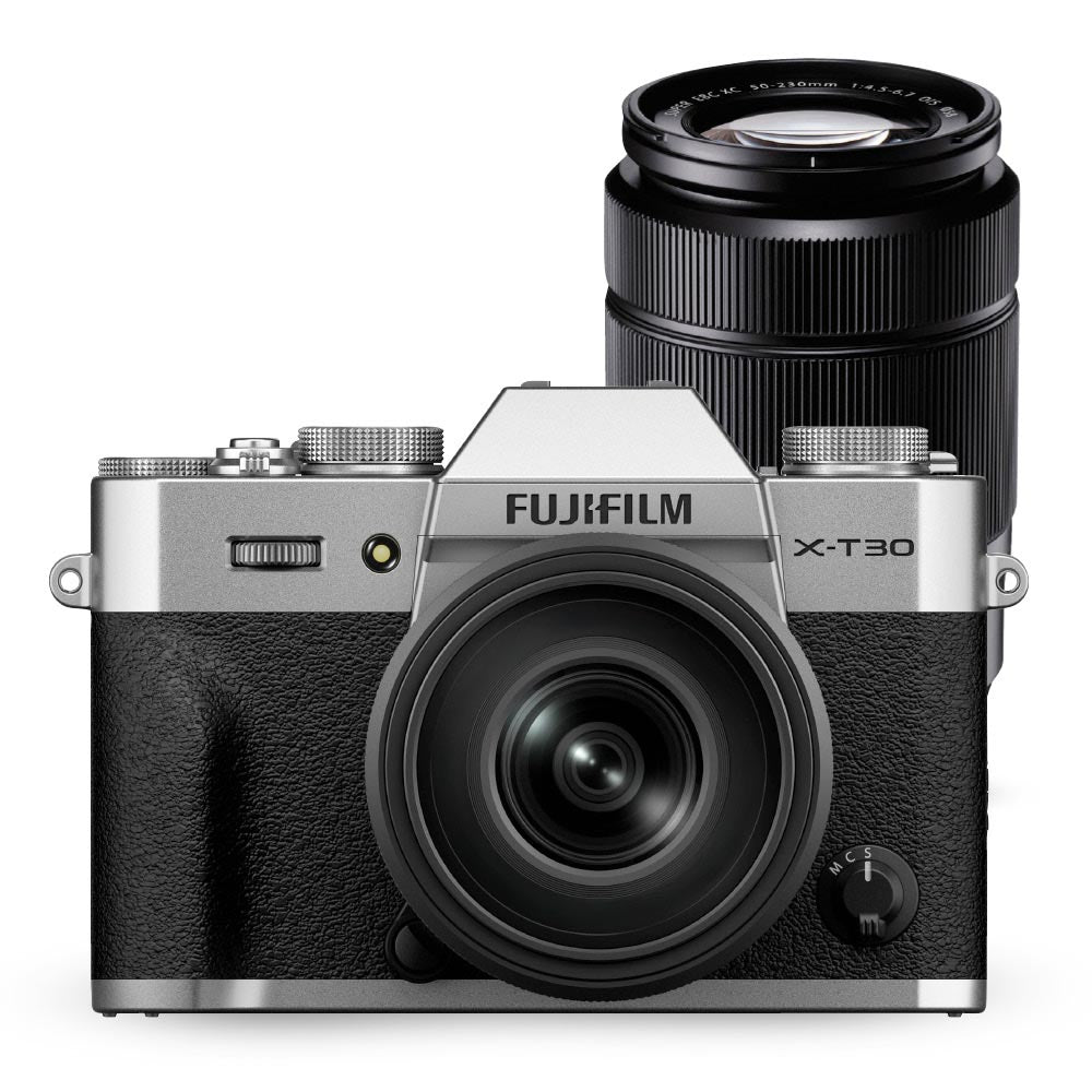 Fujifilm X-T30 III + XC 35mm F2 & XC 50-230mm Twin Kit - Silver