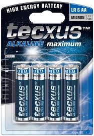 Tecxus AA Alkaline Maximum 4-Pack