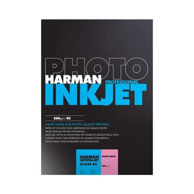 Harman CrystalJet Lustre RC Inkjet Paper 260gsm (50 Sheets)