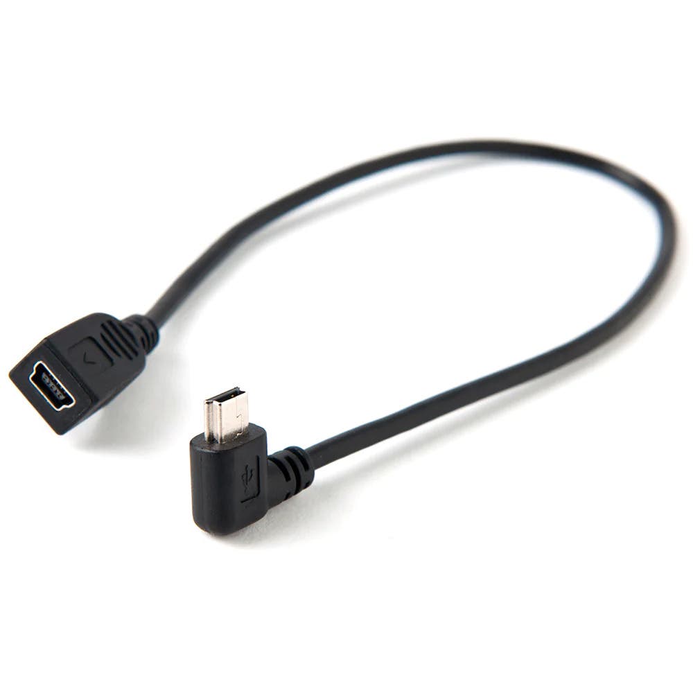 Tether Tools TetherPro USB 2.0 Mini-B Right Angle Adapter Cable, 30cm, Black