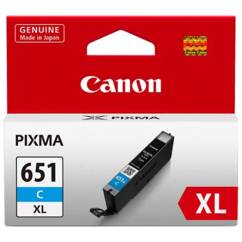 Canon CLI651XLC Cyan Extra Large Ink Cartridge