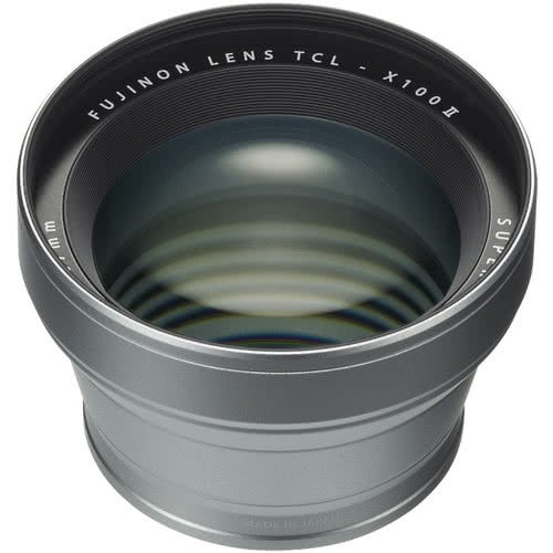 Fujifilm TCL-X100II Tele Conversion Lens for X100F Silver