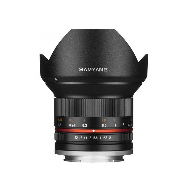 Samyang 12mm f/2.0 NCS CS Lens for MFT Mount - Black