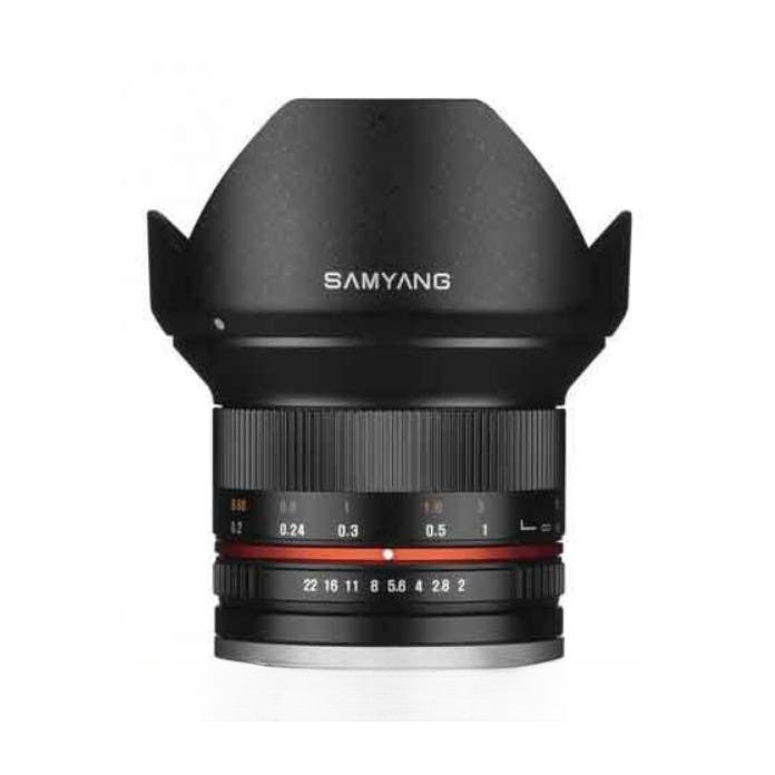 Samyang 12mm F2.0 NCS CS Fuji X Mount Lens Black