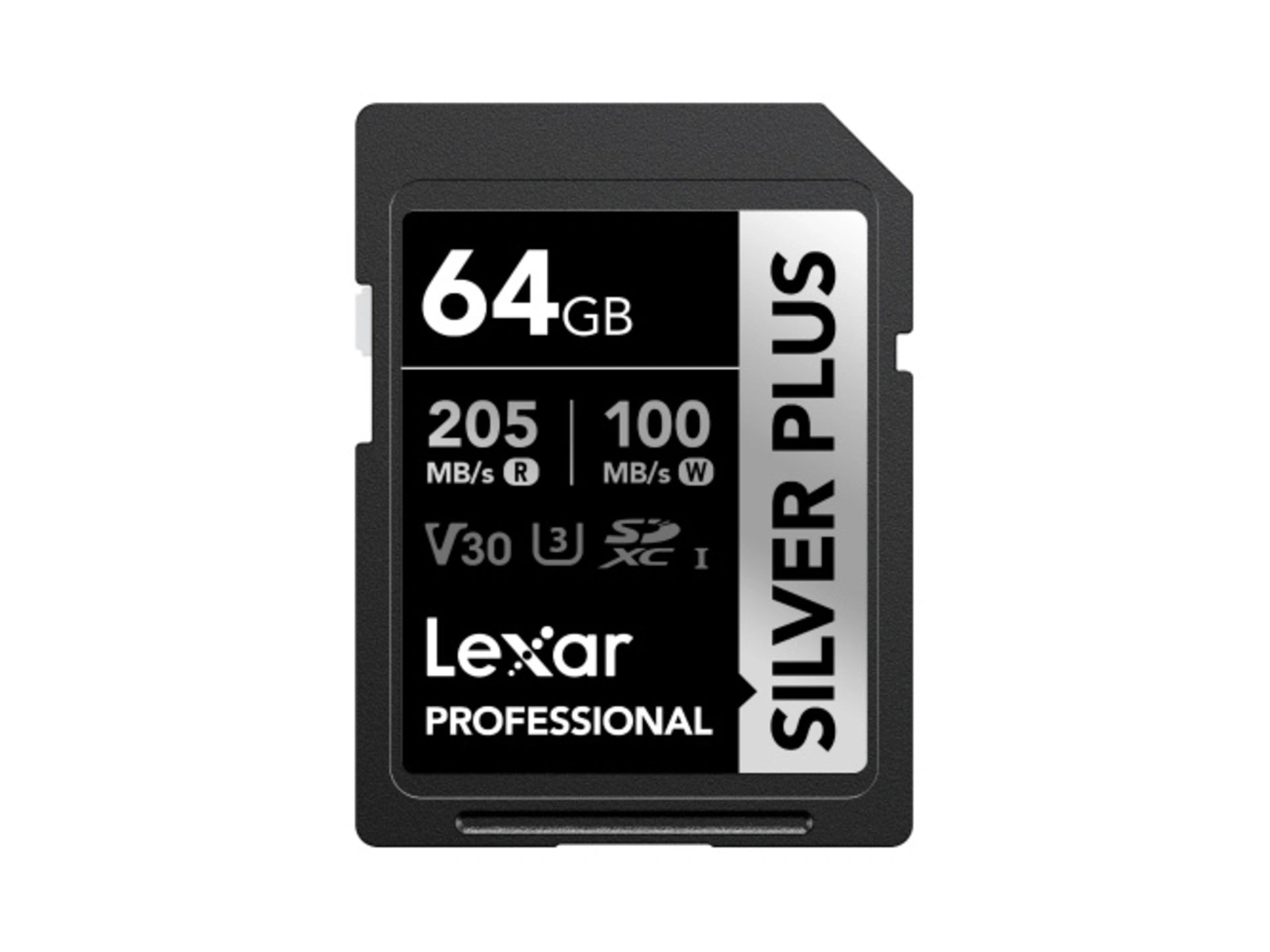 Lexar Professional SILVER PLUS 64GB SDXC UHS-I Memory Card