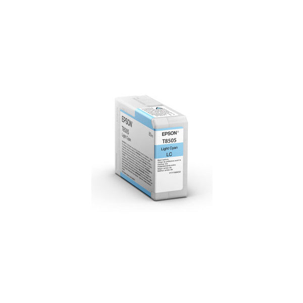 Epson T8505 UltraChrome HD Light Cyan Ink Cartridge 80ml