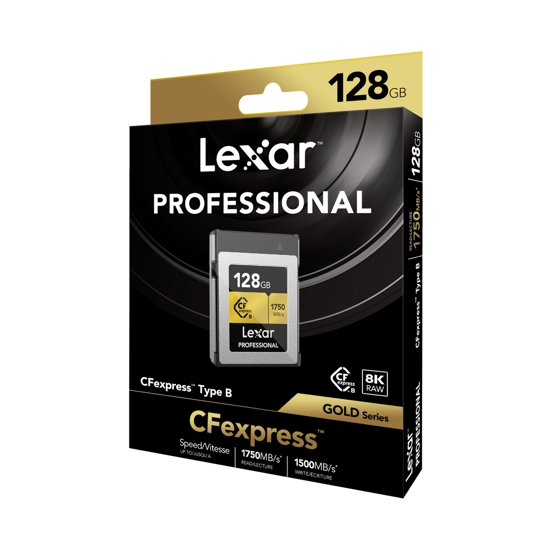 Lexar Professional 128GB CFExpress Type B GOLD Series Memory Card
