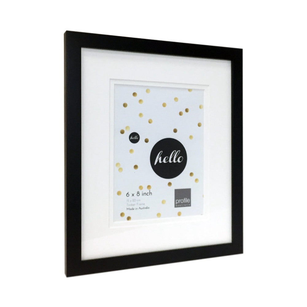 Profile Deluxe Black 16x22 Matte Timber Photo Frame (12x18 Image)