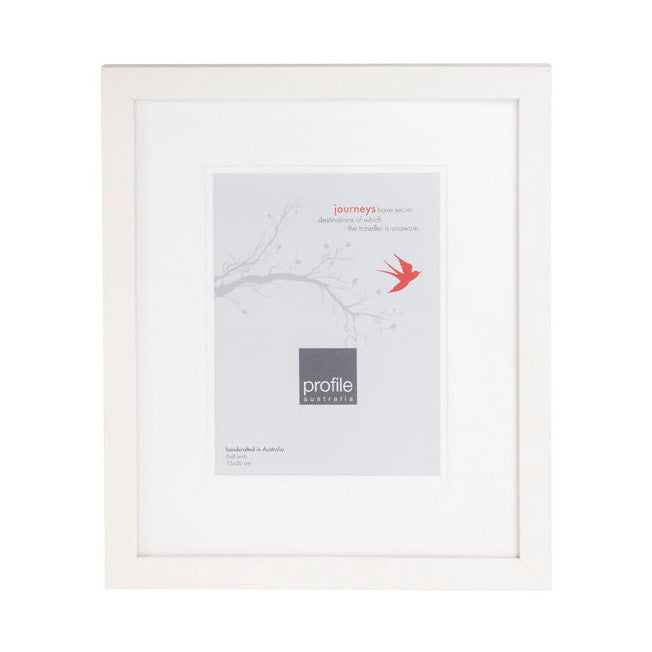 Profile Deluxe White 25x30cm/15x20cm Picture Frame
