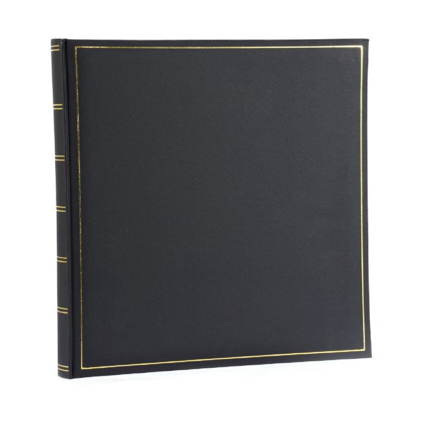 Henzo Champagne Black Photo Album, 35x35cm, 70 White Pages
