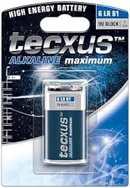 Tecxus 9V Alkaline Battery