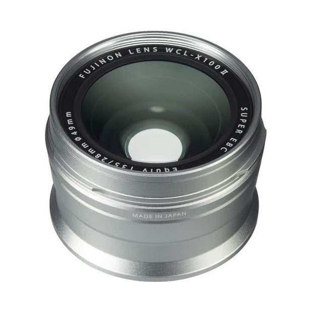 Fujifilm WCL-X100II Wide Conversion Lens for X100F - Silver