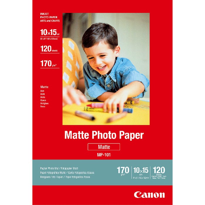 Canon MP101 Matte Photo Paper 4x6 120 Sheets