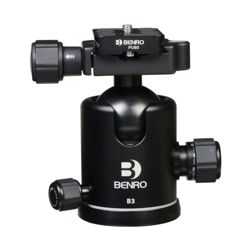 BENRO B3 Triple Action Ball Head with PU60 Plate