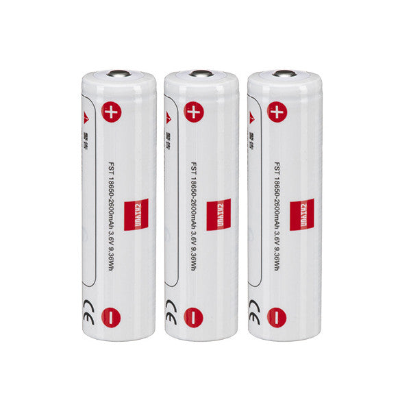 Zhiyun-Tech 18650 Li-Ion Battery 2600mAh 3-Pack