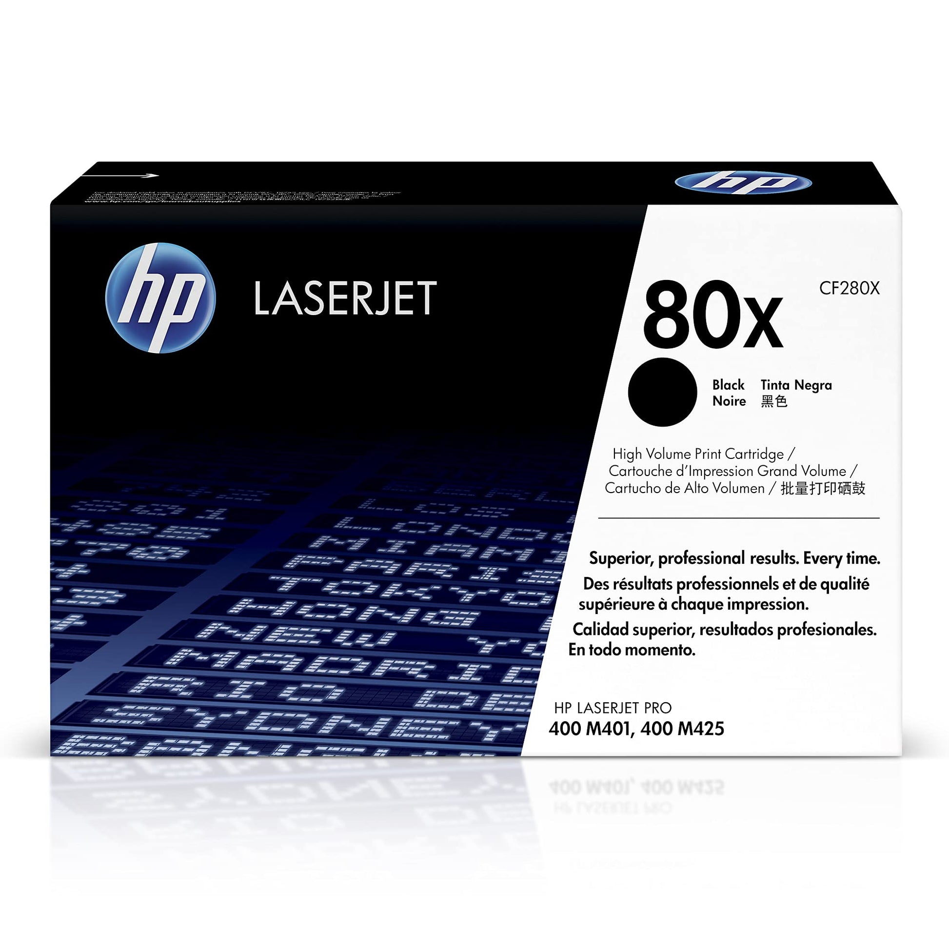 HP 80X Black High Yield LaserJet Toner Cartridge CF280X