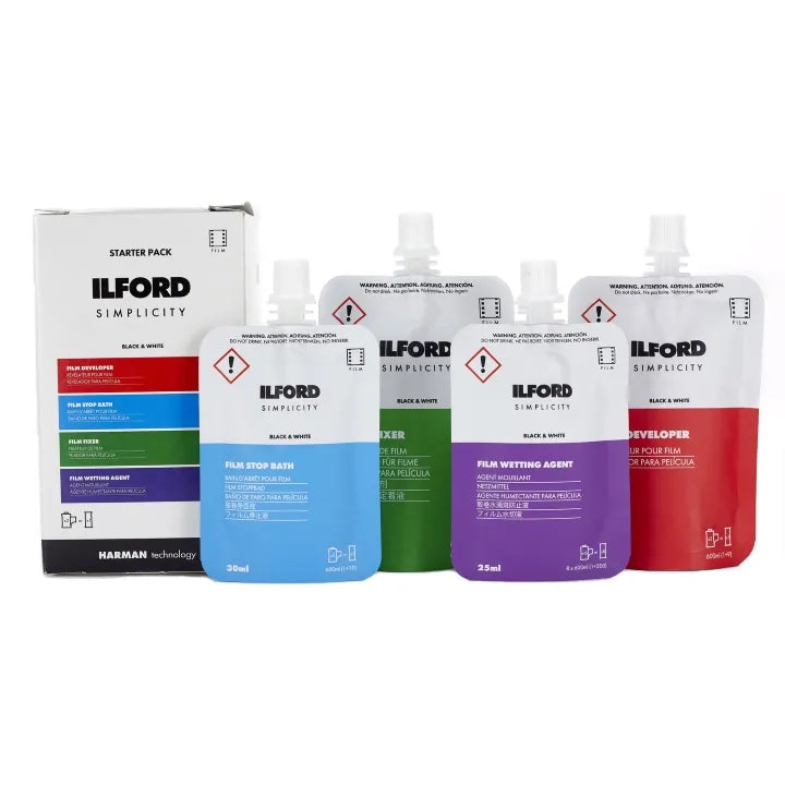 Ilford Simplicity Film Kit> Ilfosol Dev/IlfoStop/Rapid Fix/Wet Agent