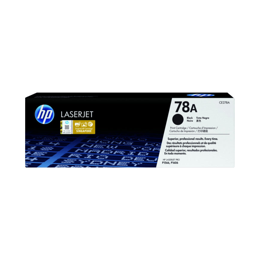 HP 78A Black LaserJet Toner Cartridge CE278A