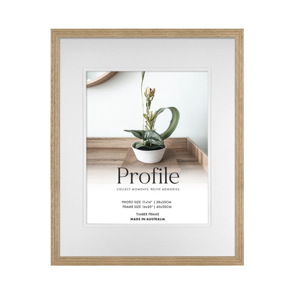Profile Deluxe 16x20 Frame with 11x14 Opening - Victorian Ash