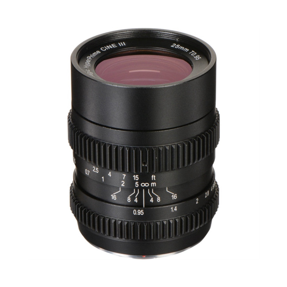 SLR Magic 25mm T0.95 HyperPrime Cine III Lens (MFT Mount)