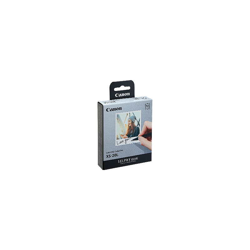 Canon SELPHY Color Ink/Label XS-20L Set (20 Sheets)