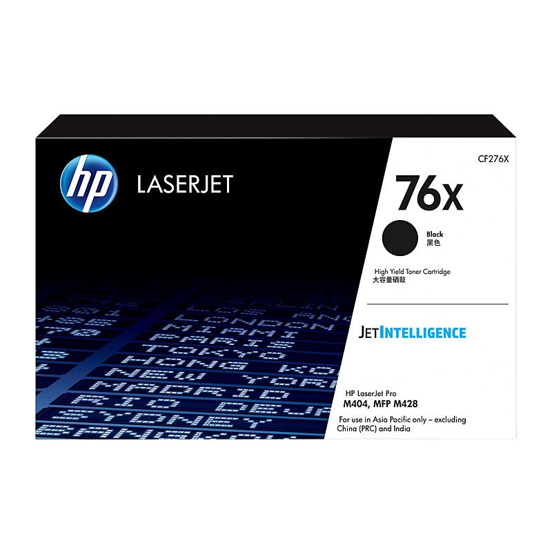 HP 76X High Yield Black LaserJet Toner Cartridge CF276X