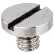 Kupo KS-167 1/4"-20 Camera Screw with Flat Head and Slotted Drive
