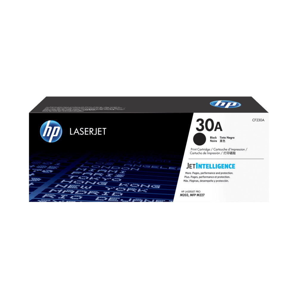 HP 30A Black LaserJet Toner Cartridge CF230A
