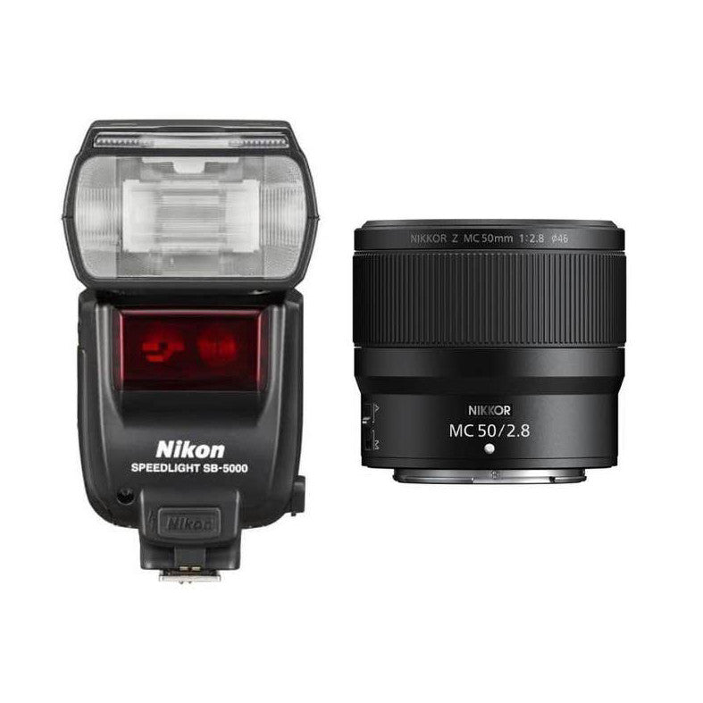 Nikon Z MC 50mm f/2.8 Macro Lens with SB-5000 Speedlight Flash Kit