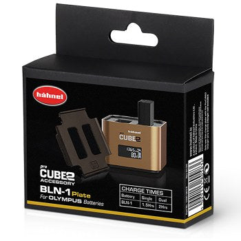 Hahnel PRO CUBE2 Plate OM for Olympus BLN-1 Battery