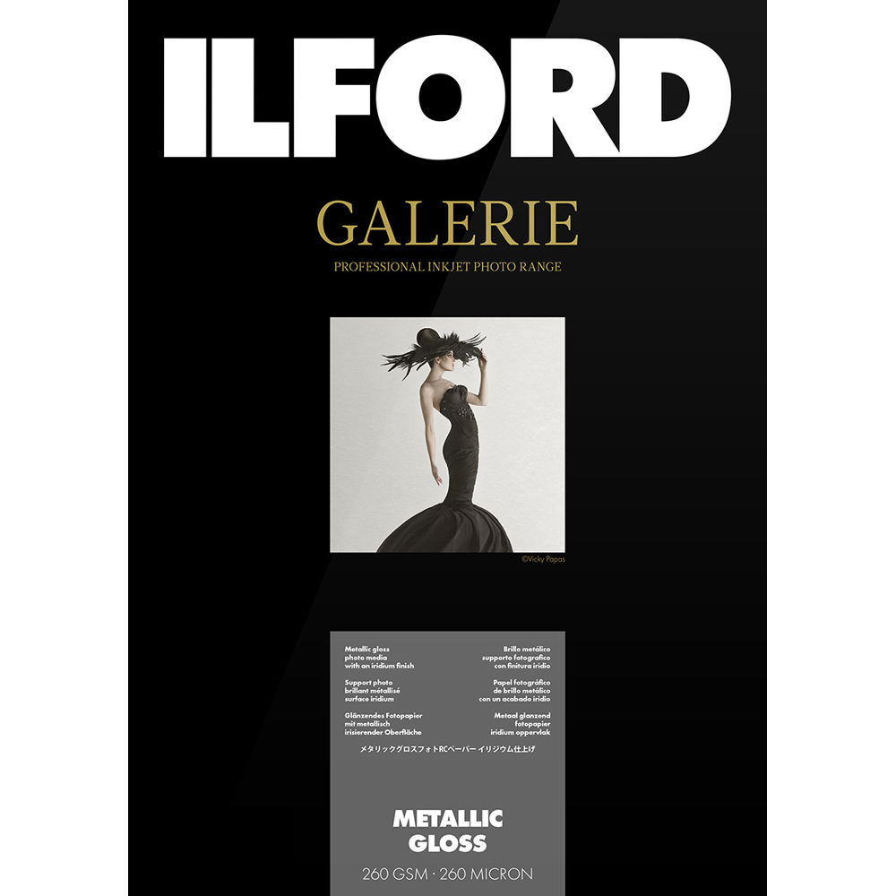 Ilford Galerie Metallic Gloss Photo Paper 4x6 Inch 100 Sheets
