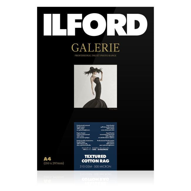 Ilford Galerie Textured Cotton Rag Paper 5x7 - 50 Sheets