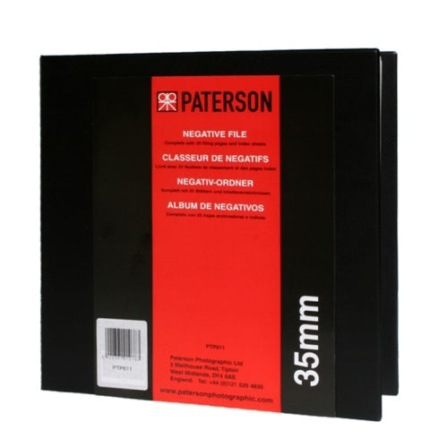 Paterson 35mm Negative Filing Sheets 25 Pack
