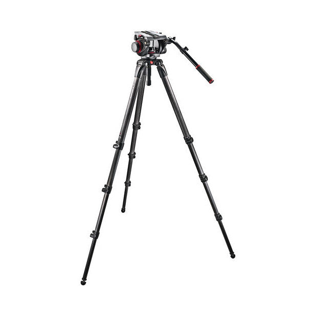 Manfrotto 509HD Video Head with 536 Carbon Fiber Tripod Kit