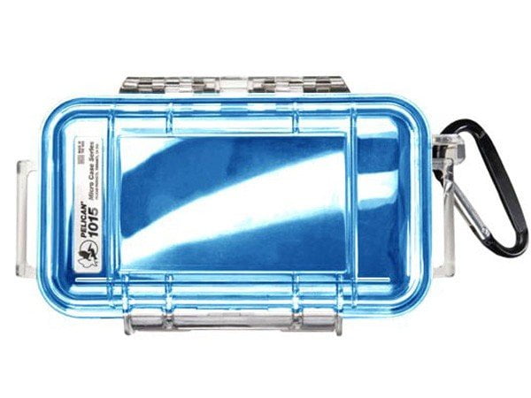 Pelican Case 1015 Micro Clear with Blue Liner
