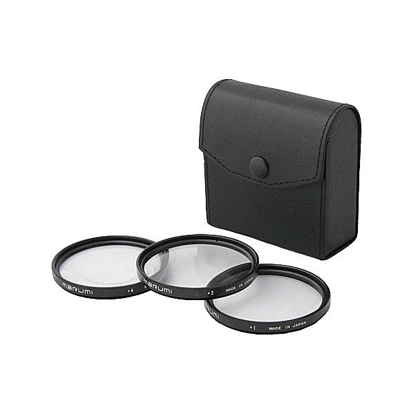 Marumi 52mm Close-Up Lens Set +1/+2/+4 with Case