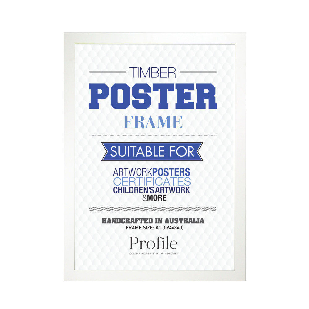 Profile 045 White 16x24 Picture Frame