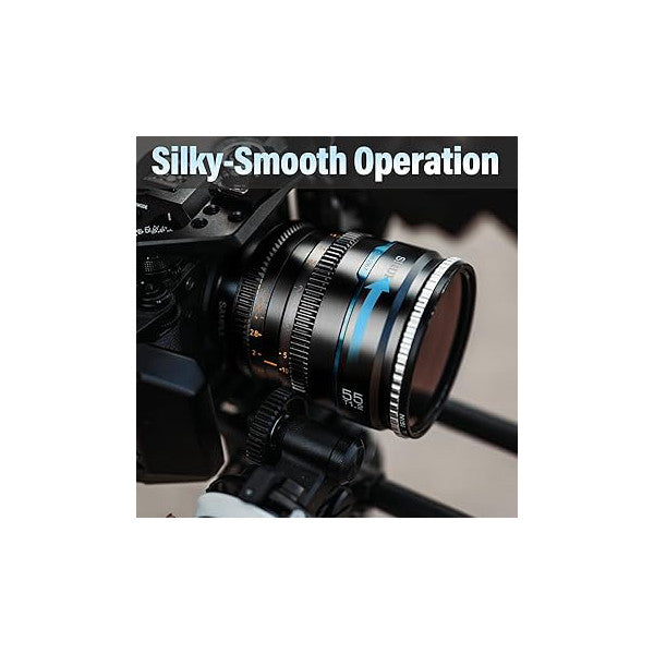 Sirui Nightwalker 24/35/55mm T1.2 S35 Cine Lens Set for Fujifilm X