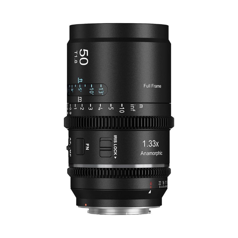 Sirui Astra Series 50mm T1.8 Full-Frame Anamorphic Lens - Sony E Mount - Neutral Flares